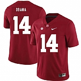Alabama Crimson Tide 14 Barack Obama Red Nike College Football Jersey Dzhi,baseball caps,new era cap wholesale,wholesale hats